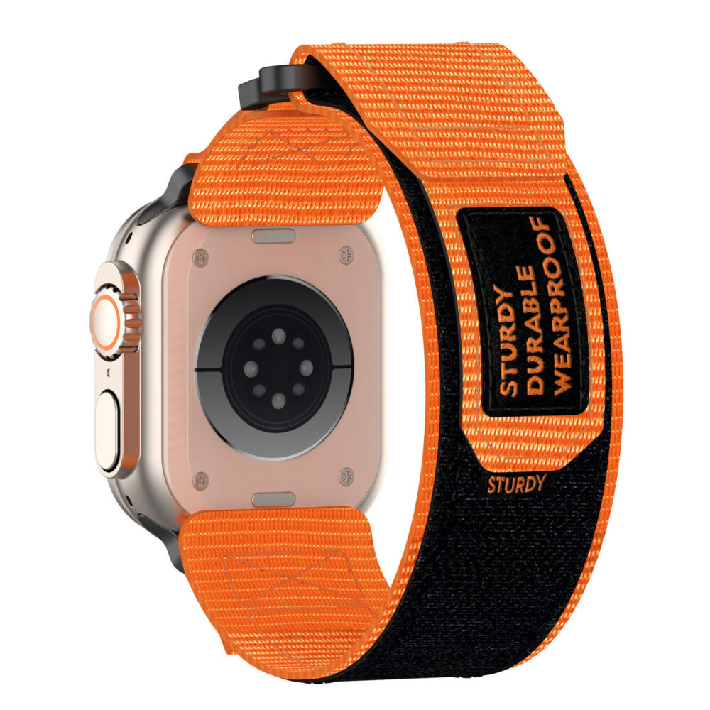Nylon loop for Apple Watch 38/40/41 design 4 orange