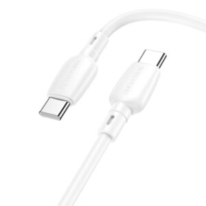 Borofone Cable BX93 Super Power - Type C to Type C - 60W 3A 1 metre white
