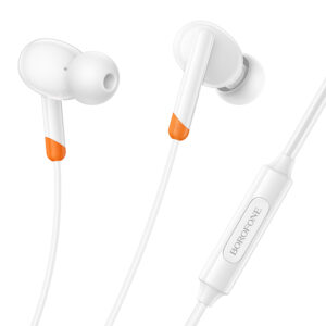 Borofone Earphones BM92 Refined with microphone Type C (DAC) white