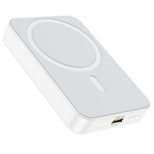 Borofone Power Bank 10000mAh Plus Reach - Type C - PD 20W magnetic with induction charging white