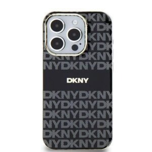 Original Case DKNY hardcase IML Mono & Stripe MagSafe DKHMP15SHRHSEK for Iphone 15/14/13 black