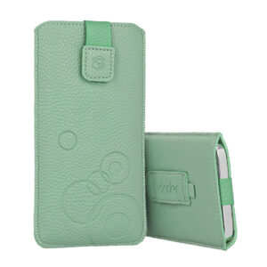WONDER Deko Pouch Case (Size L) for Iphone 13 Mini/12 Mini/SE 2020/2022/7/8 green
