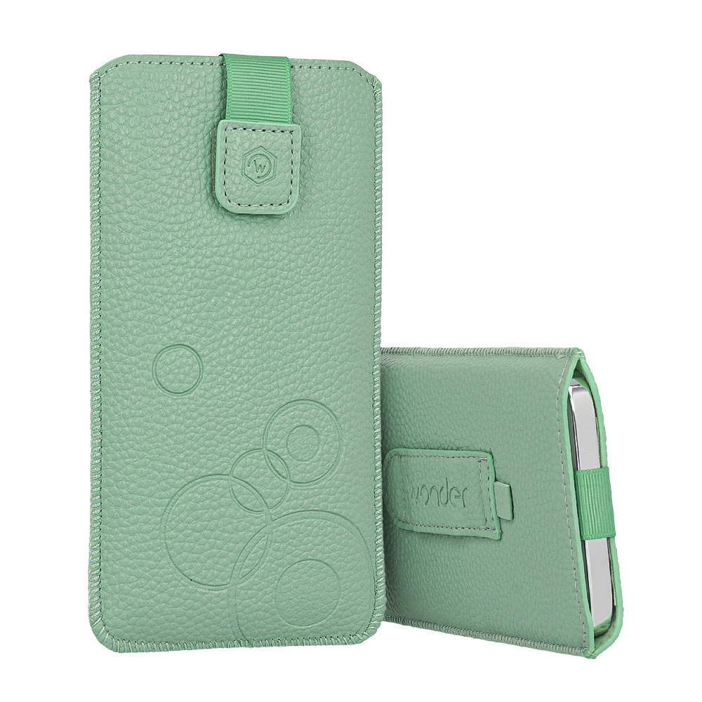 WONDER Deko Pouch Case (Size L) for Iphone 13 Mini/12 Mini/SE 2020/2022/7/8 green
