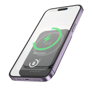 Borofone Power Bank 5000mAh BJ63 Nimble - Type C - PD 20W magnetic with induction charging black