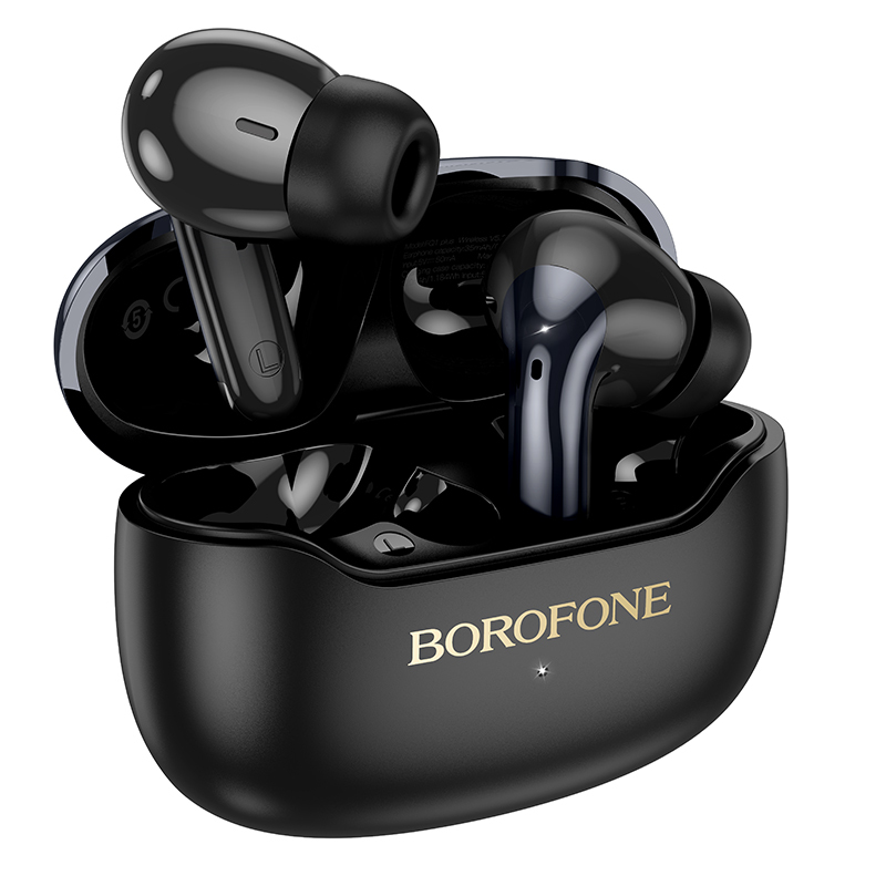 Borofone TWS Bluetooth Earphones FQ1 Plus Shine ANC+ENC black