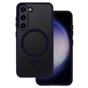 Acrylic Color Magsafe Case for Samsung Galaxy S24 FE purple