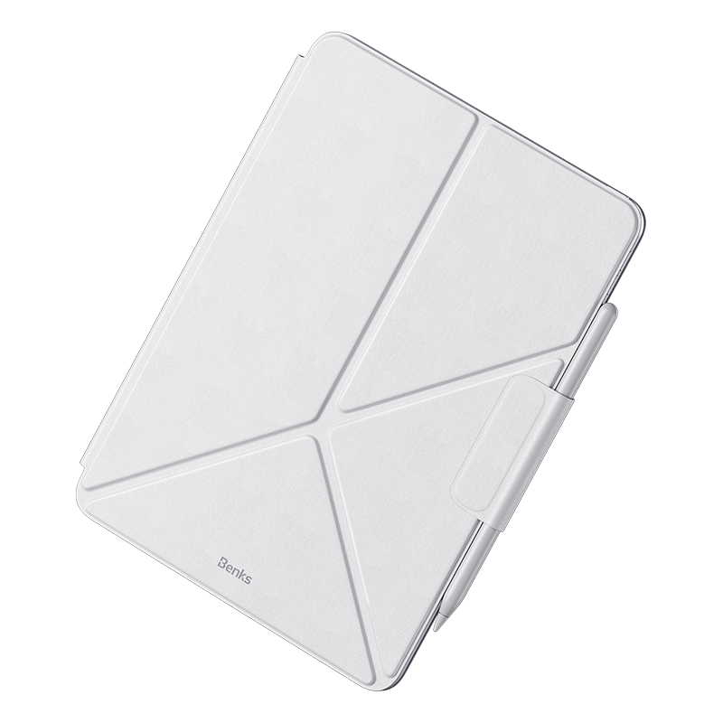 Benks Magnetic Multi-Fold Protective Case for Ipad Pro 11 2024 white