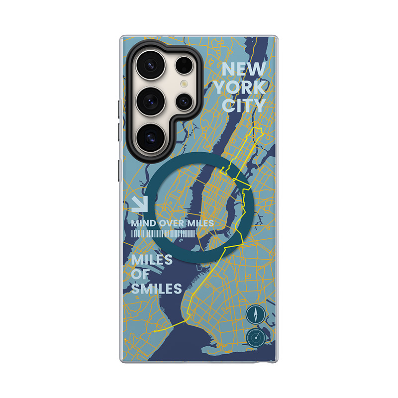 Benks Magnetic City New York Case for Samsung Galaxy S24 Ultra