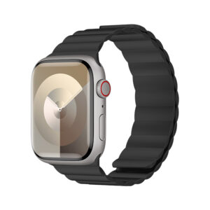 Benks Magnetic Silicone Watch Band for Apple Watch 38/40/41 black