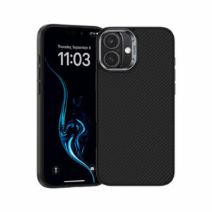 Benks Magnetic Armor Pro Kevlar Case Metal Frame 600D for Iphone 16 Plus black