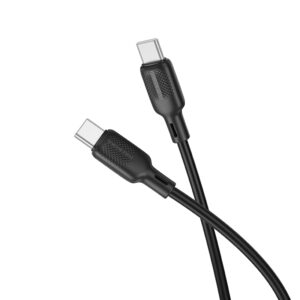 Borofone Cable BX113 Lenny - Type C to Type C - PD 60W 3A 1 metre black