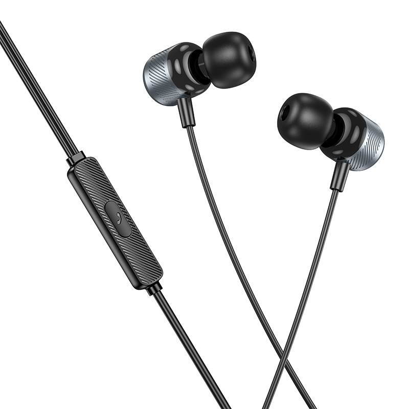 Borofone Earphones BM93 Platinum with microphone Type C grey