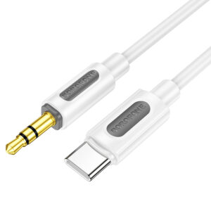 Borofone Cable AUX BL20 - jack 3,5mm to Type C - 1 metr white