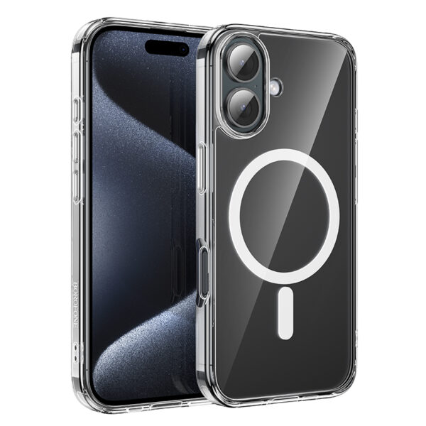 Borofone Case BI5 Ice Shield Magnetic Iphone 16 transparent