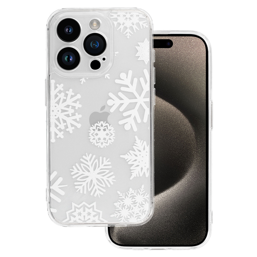 TEL PROTECT Christmas Clear Case for Iphone 16 Plus Design 4