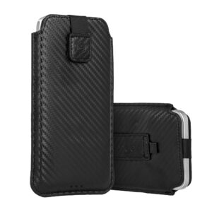 Wonder CARBON Case (Size L) for Iphone 13 Mini/12 Mini/SE 2020/2022/7/8 BLACK