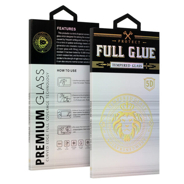 Tempered Glass HARD Full Glue 5D for XIAOMI REDMI NOTE 13 PRO 5G BLACK
