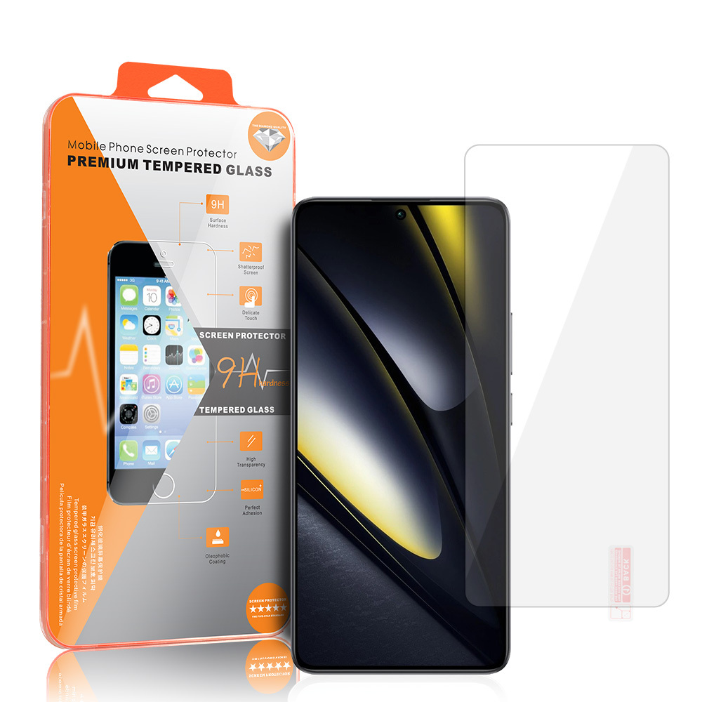 Tempered Glass Orange for XIAOMI POCO F6/SAMSUNG A21/A11/M11/A21S/A71/A82