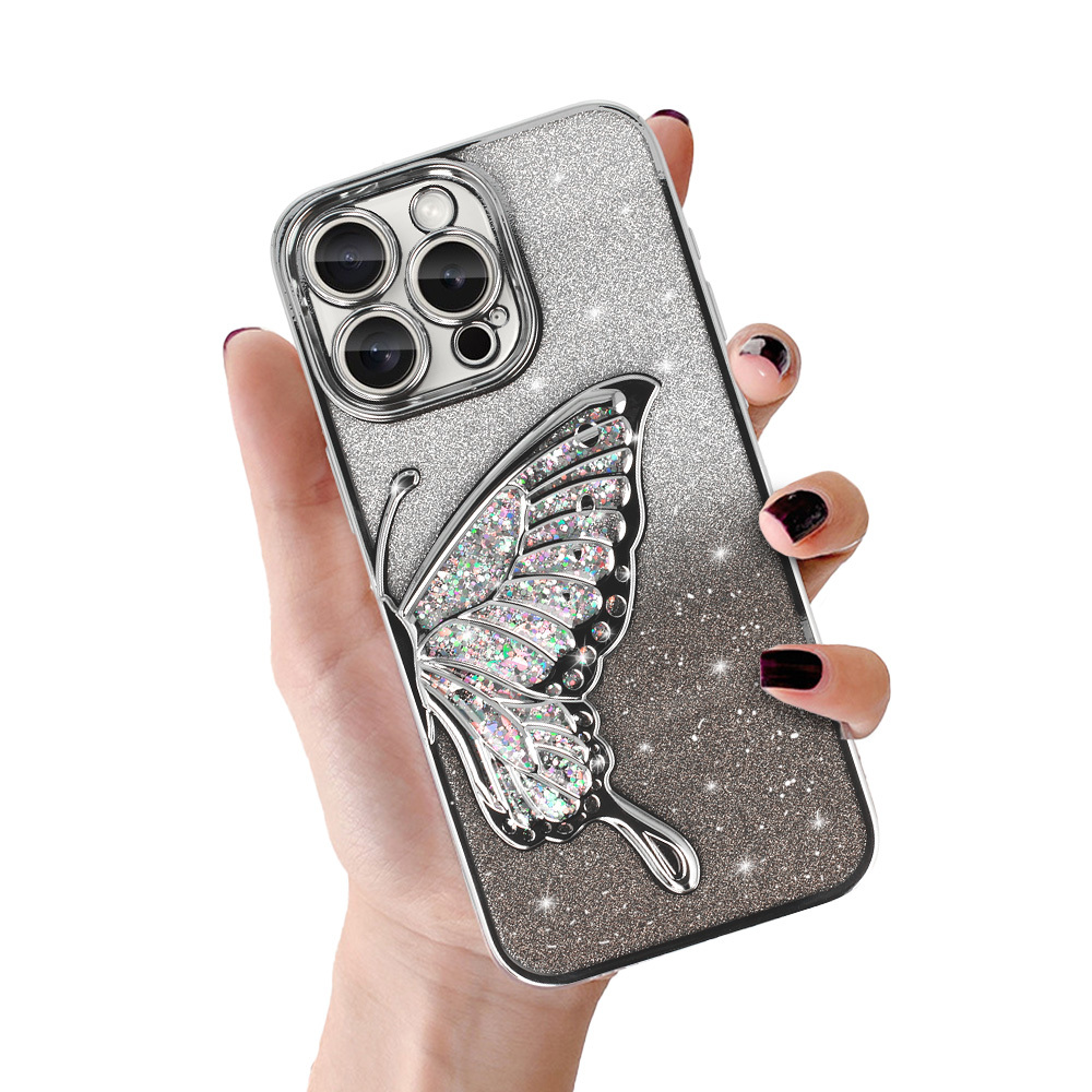 Tel Protect Butterfly Water Case for Iphone 13 silver