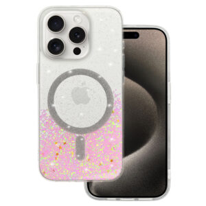Tel Protect Moonlite Magsafe Case for Iphone 12 pink clear