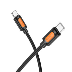 Borofone Cable BX114 Structure - Type C to Type C - PD 60W 3A 1 metre black