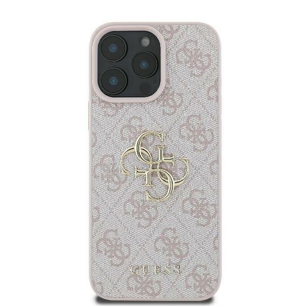 Original Case GUESS 4G Big Logo GUHCP16S4GMGPI for Iphone 16 pink