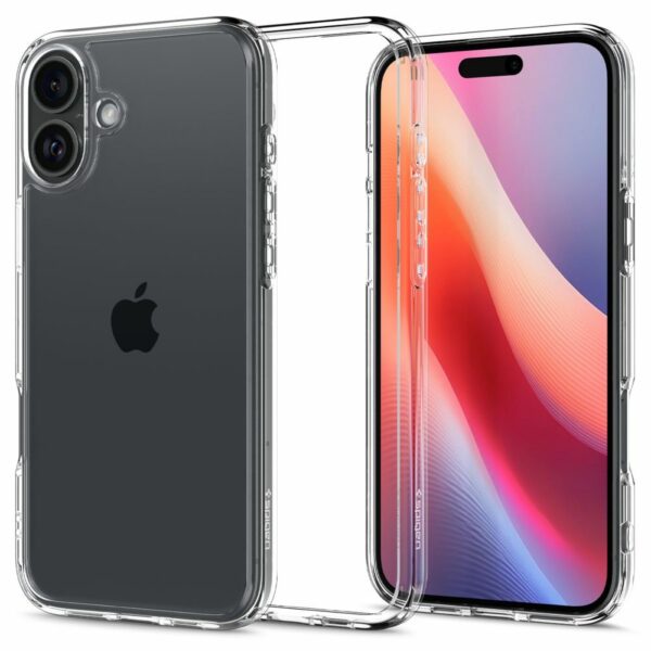 Case SPIGEN Ultra Hybrid ACS08069 do Iphone 16 Plus - Crystal Clear