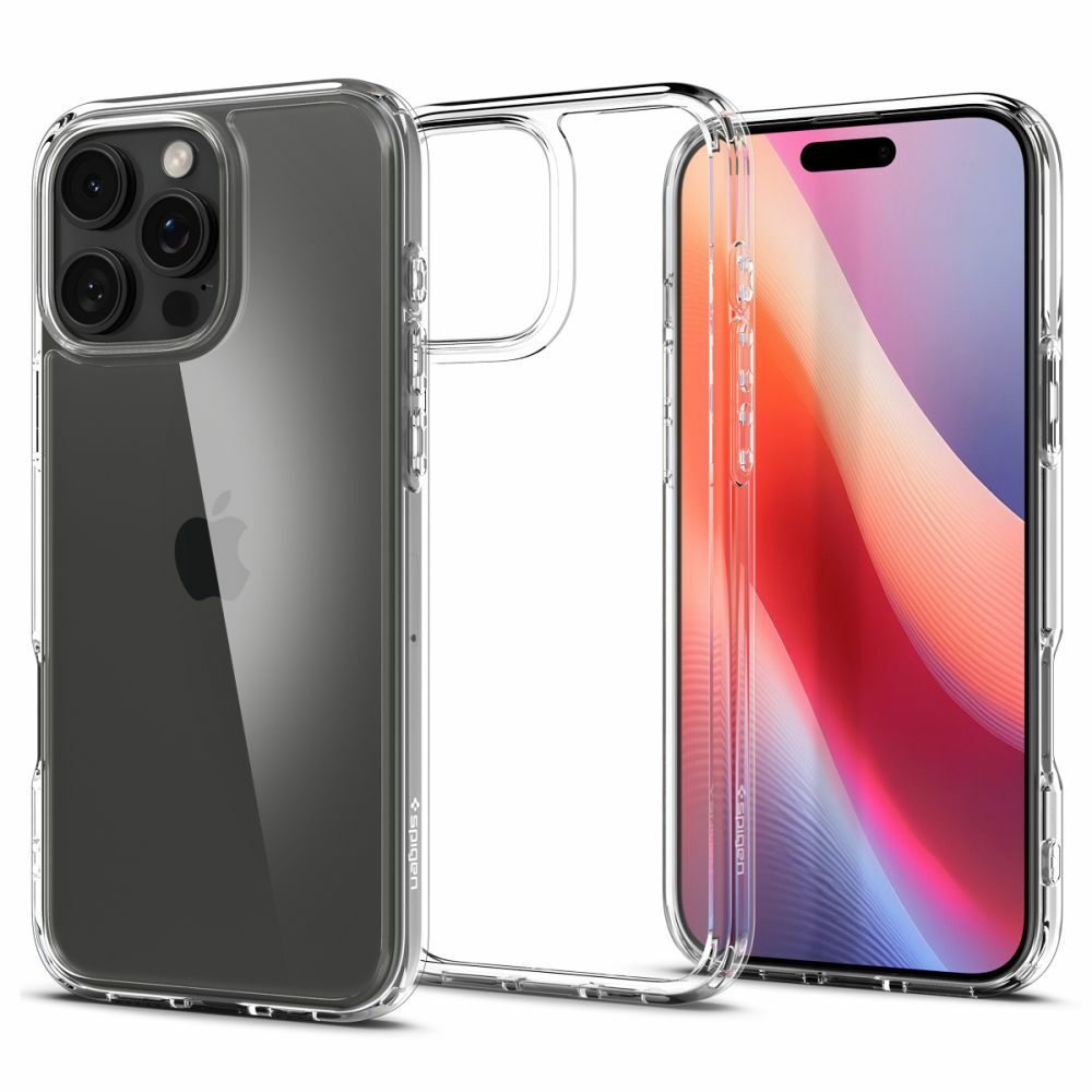 Case SPIGEN Ultra Hybrid ACS08121 do Iphone 16 Pro - Crystal Clear