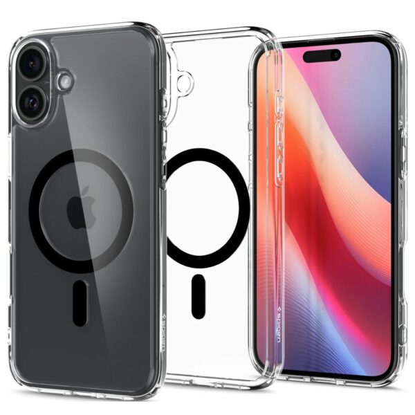 Case SPIGEN Ultra Hybrid Mag Magsafe ACS08076 for Iphone 16 Plus - Black