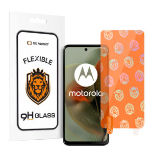 Tel Protect Best Flexible Hybrid Tempered Glass for MOTOROLA MOTO G45 5G