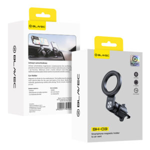 Blavec Car holder BH-03 magnetic Ring to air vent (BH03-MAVRB) black