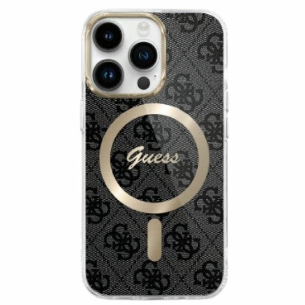 Original Case GUESS IML 4G Magsafe GUHMP16SH4STK for Iphone 16 black