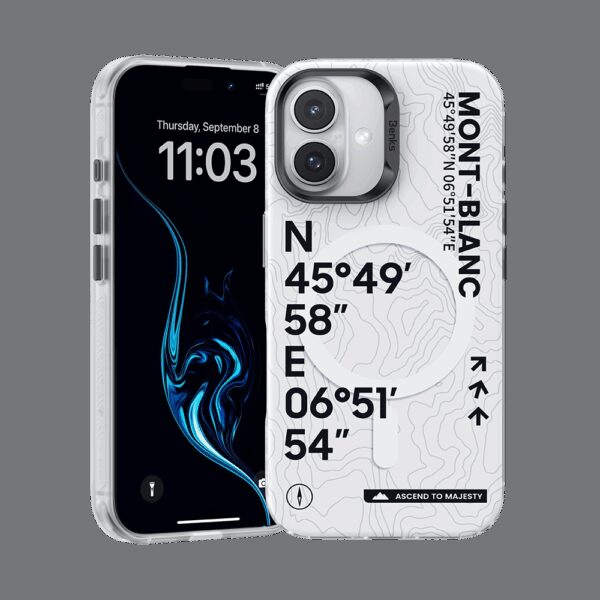 Benks Magnetic Summit Mont Blanc Case for Iphone 16