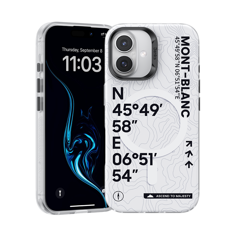 Benks Magnetic Summit Mont Blanc Case for Iphone 16