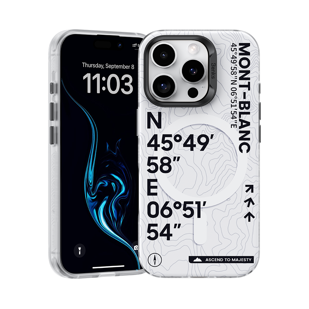 Benks Magnetic Summit Mont Blanc Case for Iphone 16 Pro Max