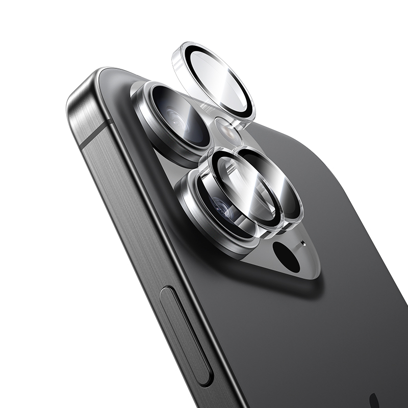 Benks Tempered glass Glass Warrior Lens Protector on camera for Iphone 16 Pro/16 Pro Max (lens 3 pieces) transparent