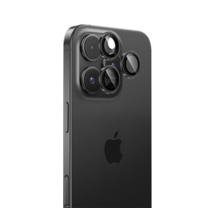 Benks Tempered glass Glass Warrior Lens Protector on camera for Iphone 16 Pro/16 Pro Max (lens 3 pieces) black