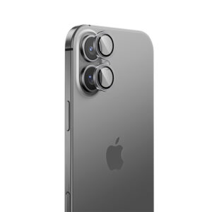 Benks Tempered glass DR Sapphire Lens Protector on camera for Iphone 16/16 Plus (lens 2 pieces) silver