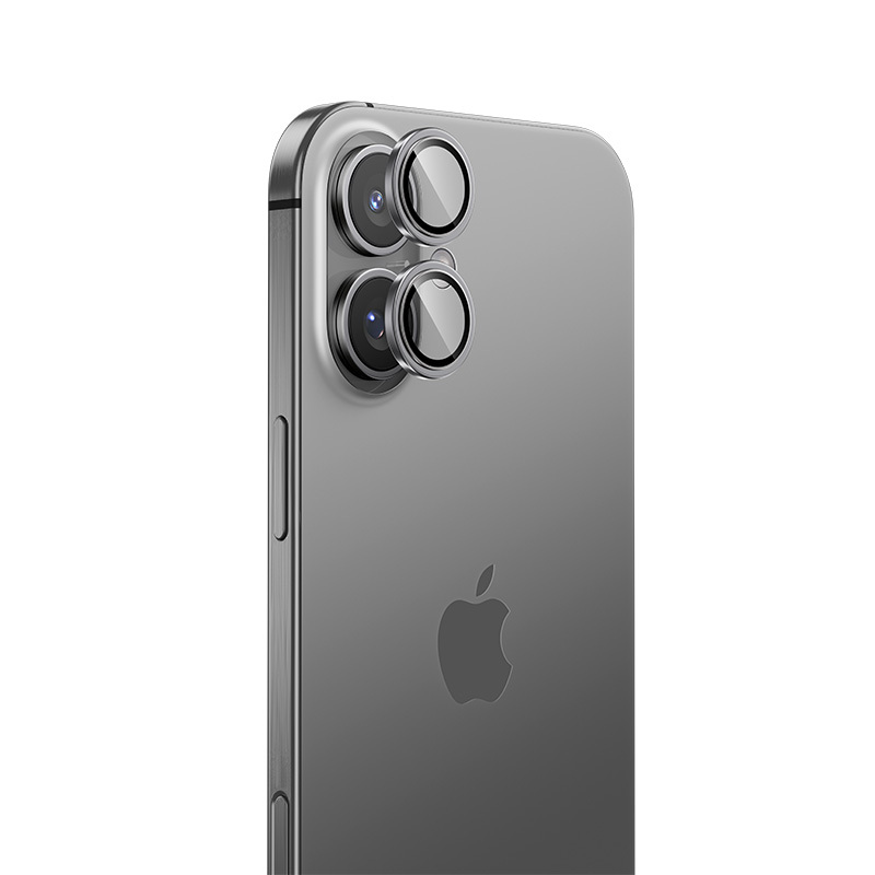 Benks Tempered glass DR Sapphire Lens Protector on camera for Iphone 16/16 Plus (lens 2 pieces) silver
