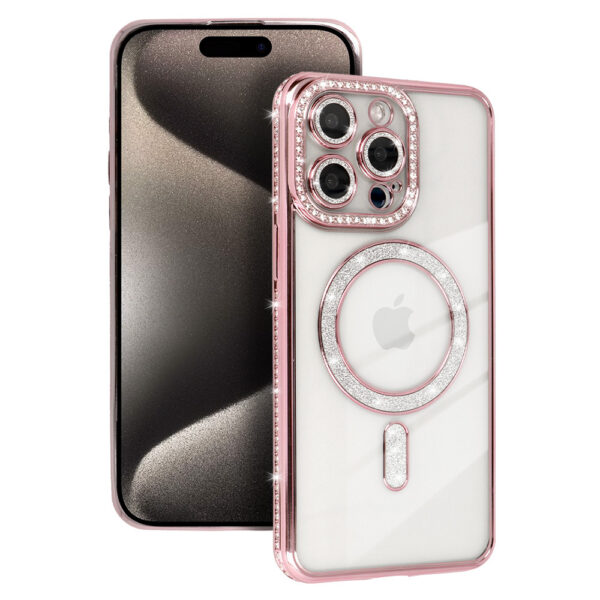 Bling Magsafe Case for Iphone 11 pink