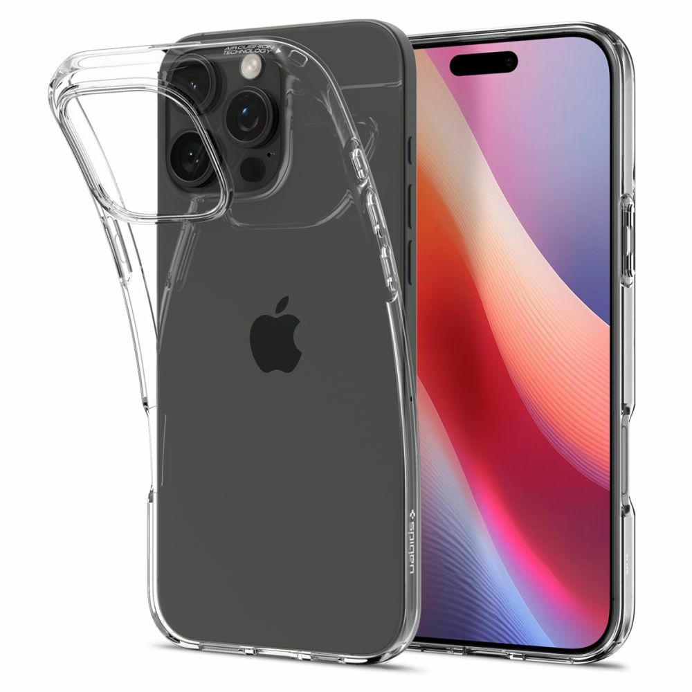 Case SPIGEN Liquid Crystal ACS08112 do Iphone 16 Pro - Crystal Clear