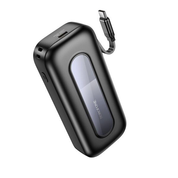Borofone Power Bank 10000mAh BJ74 Hermoso - Type C - QC 3.0 PD 20W with Type C cable black