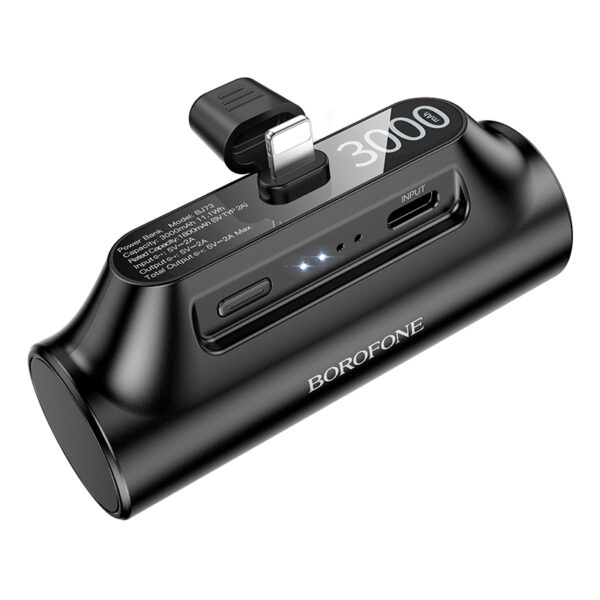 Borofone Power Bank 3000mAh BJ73 Honest - Lightning - black