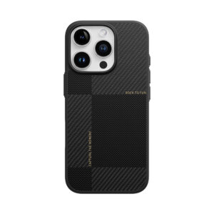 Rock Ultra Thin Aramid Fiber Kevlar 600D Case for Iphone 16 Pro black