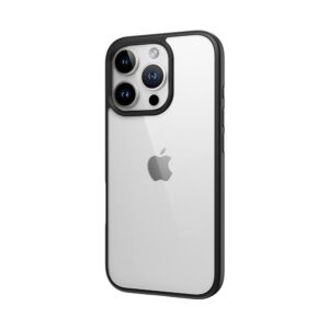 Rock Guard Series Case for Iphone 16 Pro Max transparent-black