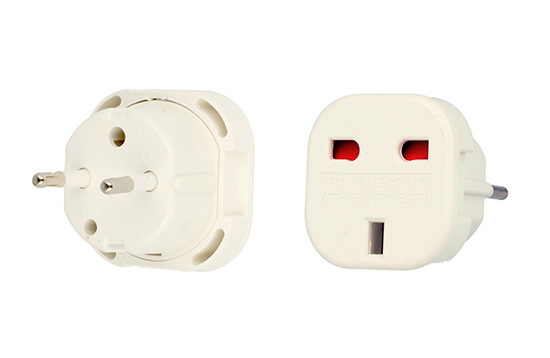 Charger adapter - England-Poland - White