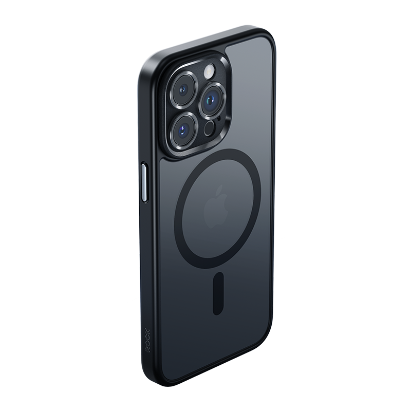 Rock Guard Touch Matte Series Magnetic Case for Iphone 16 Pro Max black