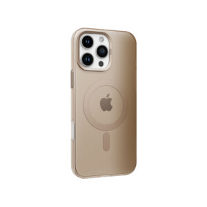 Rock Matte Series Magnetic Case for Iphone 16 gold