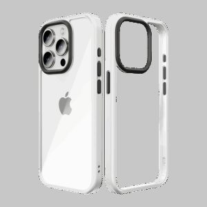 Rock Guard Series Case for Iphone 15 Plus transparent-white