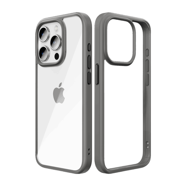 Rock Guard Series Case for Iphone 15 Pro Max transparent-grey